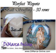 Perfect 3D Peyote Ball Foam Stuffing 30 rows