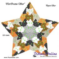 Tutorial 18 rows - Cat-O-rama 3D Peyote Star + Basic Tutorial Little 3D Peyote Star (download link per e-mail)