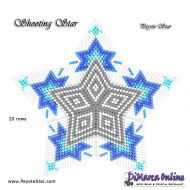 Tutorial 20 rows - Shooting Star 3D Peyote Star + Basic Tutorial Little 3D Peyote Star (download link per e-mail)