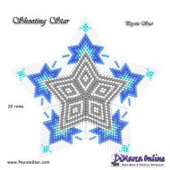 Tutorial 20 rows - Shooting Star 3D Peyote Star + Basic Tutorial (download link per e-mail)