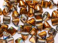 PYR6-00030/95300 Magic Copper Topaz Pyramid Bead Studs 6x6 mm - 50 x