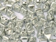 PYR6-27000 Labrador Full (Silver) Pyramid Bead Studs 6x6 mm - 50 x