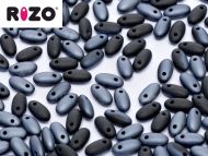 R-23980/23771 Black Lagoon Matt Rizo Beads * BUY 1 - GET 1 FREE *
