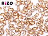 R-00030/27101 Crystal Capri Gold Rizo Beads * BUY 1 - GET 1 FREE *