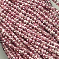 RB3-00030/45221 Crystal Metallic Rosaline Round Beads 3 mm - 150 x