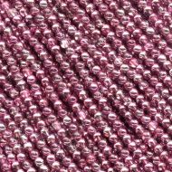 RB3-00030/45231 Crystal Metallic Pink Round Beads 3 mm - 150 x