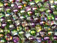 RB6-00030/95000 Magic Orchid Iris Round Beads 6 mm - 50 x