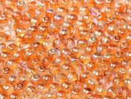 RB4-00030/98535 Crystal Rainbow Orange Round Beads 4 mm - 100 x