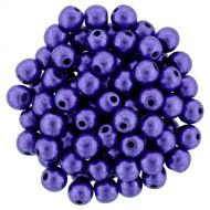 RB4-06B07 ColorTrends - Metallic Ultra Violet Round Beads 4 mm - 100 x