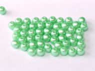 RB4-25025 Pastel Pearl Chrysolite Round Beads 4 mm - 100 x