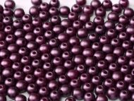 RB4-25032 Pastel Pearl Purple Round Beads 4 mm - 100 x