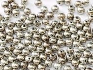 RB3-27500 Argentic Full Round Beads 3 mm - 100 x