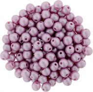 RB3-29364 Powdery - Lavender Round Beads 3 mm - 100 x