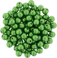 RB3-77059 ColorTrends - Metallic Kale Round Beads 3 mm - 100 x