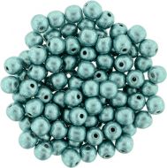 RB4-77060 ColorTrends - Metallic Island Paradise Round Beads 4 mm - 100 x