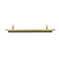 Slide Tube End Bar Gold Plate Miyuki 35 mm - 2 x