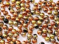 RB4-98542 California Gold Rush Round Beads 4 mm