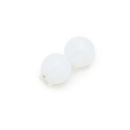 RB3-4001164 Milky White Round Beads 3 mm - 100 x