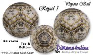 Tutorial 15 rows - Royal 1 Peyote Ball incl. Basic Tutorial (download link per e-mail)