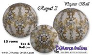 Tutorial 15 rows - Royal 2 Peyote Ball incl. Basic Tutorial (download link per e-mail)
