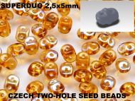 SD-00030/22501 Crystal Celsian SuperDuo Beads