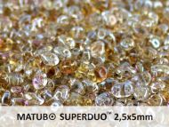 SD-00030/22901 Crystal Clarite SuperDuo Beads