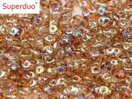 SD-00030/98532 Crystal Rainbow Brown SuperDuo Beads