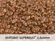SD-10060/15726 Topaz Lila Lumi SuperDuo Beads