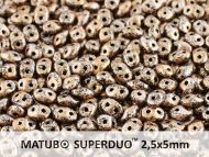 SD-23980/45709 Tweedy Bronze SuperDuo Beads