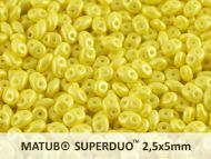 SD-24002 Pearl Shine Lemon SuperDuo Beads