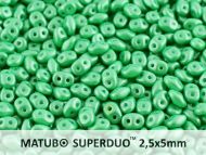 SD-24010 Pearl Shine Green SuperDuo Beads