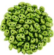 SD-24205 Metalust Lime Green SuperDuo Beads