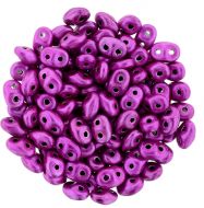 SD-24207 Metalust Hot Pink SuperDuo Beads