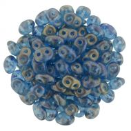 SD-29266 Halo - Azurite SuperDuo Beads