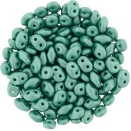 SD-29341 Powdery - Teal SuperDuo Beads