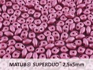 SD-29428 Metallic Matt Amethyst SuperDuo Beads