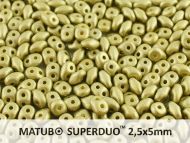 SD-29482 Metallic Matt Olivine SuperDuo Beads