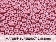 SD-29489 Metallic Matt Vintage Rose SuperDuo Beads * BUY 1 - GET 1 FREE *