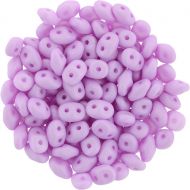 SD-29561 Opaque Silk Matt Pink Violet SuperDuo Beads