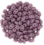 SD-29565 Opaque Silk Matt Mauve Violet SuperDuo Beads