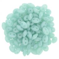 SD-61300/84110 Matte-Opal Seafoam SuperDuo Beads
