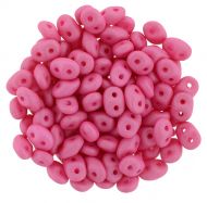 SD-92606 Opaque Silk Matt Coral SuperDuo Beads