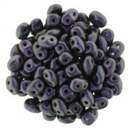 SD-94101 Polychrome - Black Currant SuperDuo Beads