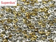 SD-98550 California Silver SuperDuo Beads