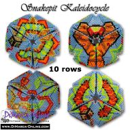 Tutorial 10 rows - Snakepit Kaleidocycle incl. Basic Tutorial (download link per e-mail) - NEW format
