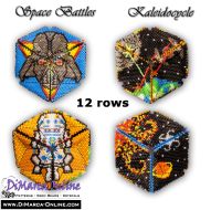 Tutorial 12 rows - Space Battles Kaleidocycle incl. Basic Tutorial (download link per e-mail) - NEW format