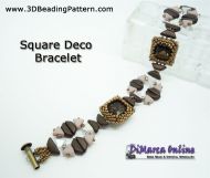 Free Pattern Square Deco Bracelet - DiMarca Online Exclusive