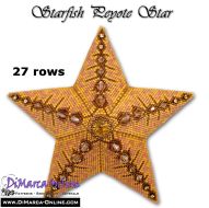 Tutorial 27 rows - Starfish 3D Peyote Star + Basic Tutorial Little 3D Peyote Star (download link per e-mail)