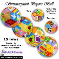 Tutorial 15 rows - Summerpatch Peyote Ball incl. Basic Tutorial (download link per e-mail)
