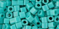 TC-03-0055 Opaque Turquoise Cube 3x3 Toho * BUY 1 - GET 1 FREE *